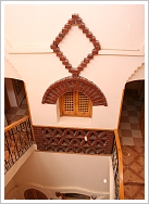 Staircase of a villa in Habu, Luxor West Bank