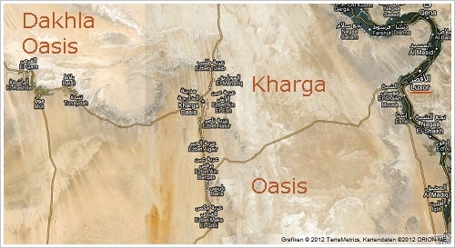 Luxor and the oases of Kharga and Dakhla