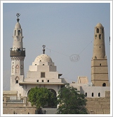 Abu Haggag Mosque, view from the eastern side, Luxor East Bank