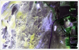 Satellite image of the Amheida Region - ©New York University