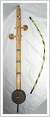 Rebab, traditional string instrument with bow