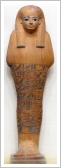 Recovered wooden shabti statuette from Yuya