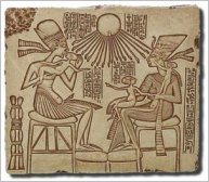 Relief of Akhenaton with his family