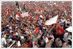 Celebrations on Cairo's Tahrir Square © dpa