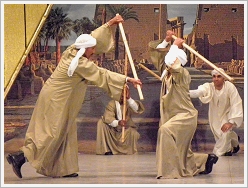 Qena Group for Folk Dance - Stick dancers