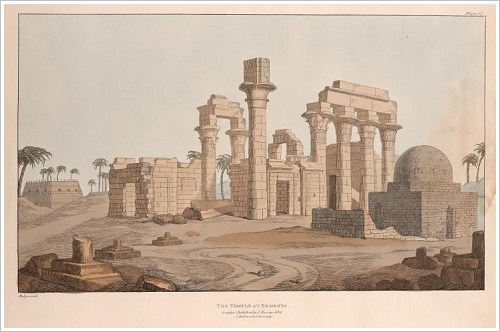 Giovanni Battista Belzoni: The temple at Erments, 1820