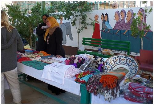 Winter market at the Small Pyramid, Luxor west bank