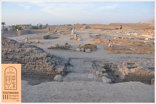 Mortuary Temple of Thutmosis III in Qurna - Overview, © Thutmosis III Temple Project