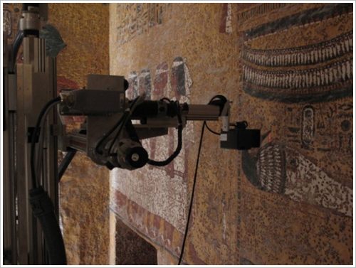 The Seti laser scanner was specially designed for the Egyptian SCA, © Factum Foundation