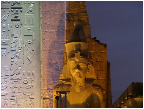 LAFF 2014: Statue of Ramses II in front of the Luxor Temple, Luxor East Bank