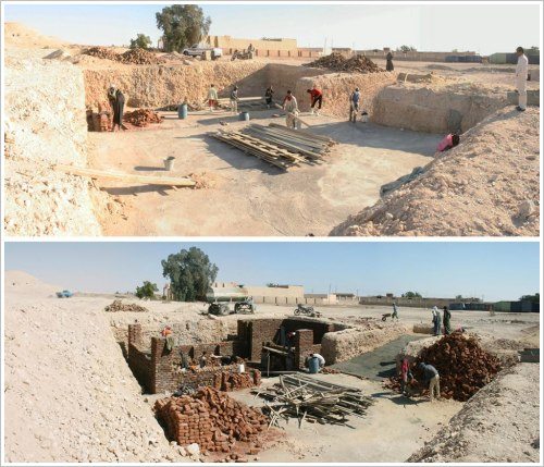 Construction progresses on Tutankhamun's Facsimile Tomb, Luxor West Bank, © Tarek Waly Center