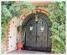 Door in Gezira, Luxor West Bank