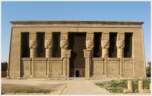 Temple of Hathor at Dendera: Façade